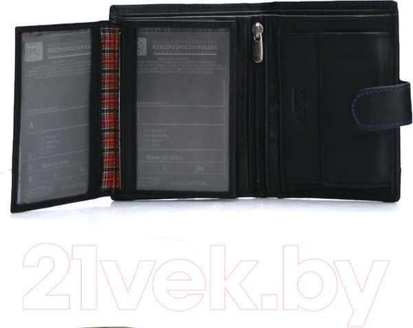 Изображение товара Портмоне Bellugio ZM-37R-073 (черный/синий)