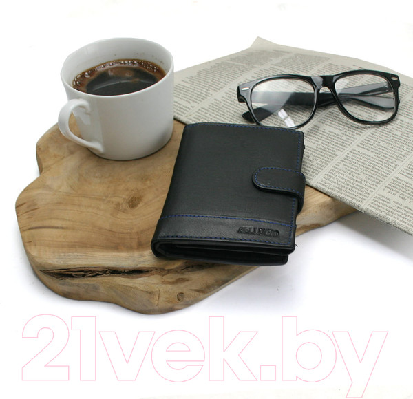 Изображение товара Портмоне Bellugio ZM-37R-073 (черный/синий)