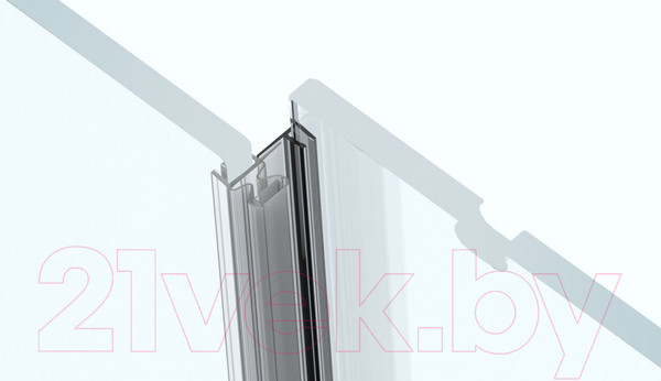 Изображение товара Душевая дверь Allen Brau Priority Fantasy 2.0 3.11006.00 / 312655 (хром)