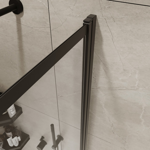 Изображение товара Стеклянная шторка для ванны Benetto BEN_801_BL_C