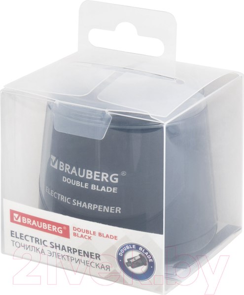 Изображение товара Точилка Brauberg Double Blade Black. Электрическая / 271336