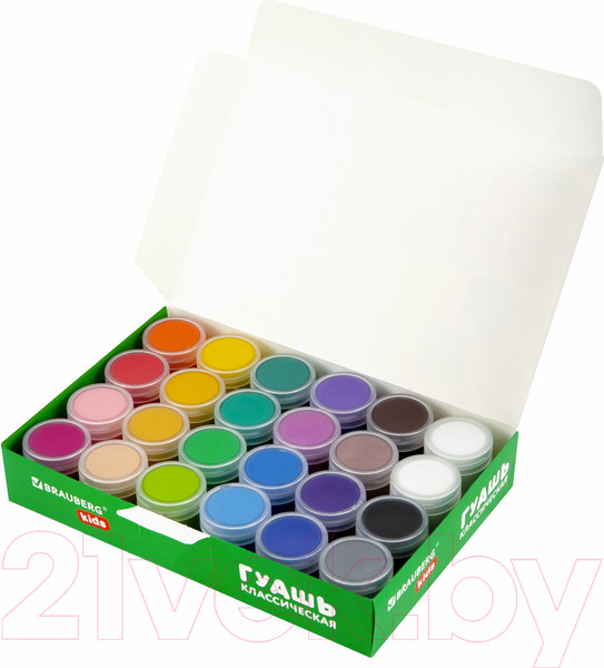 Изображение товара Гуашь Brauberg Kids New / 192380 (24цв)