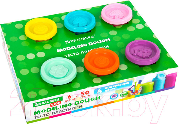 Изображение товара Набор для лепки Brauberg Kids / 106719 (6цв)