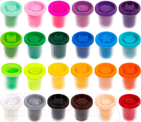 Изображение товара Пластилин легкий Brauberg Kids / 106722 (24цв)