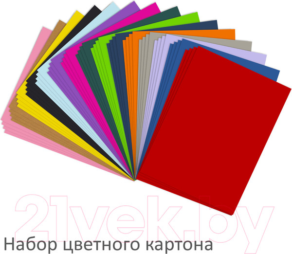 Изображение товара Набор цветной бумаги и картона Brauberg 115088