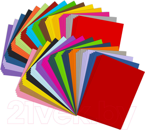 Изображение товара Набор цветной бумаги и картона Brauberg 115088