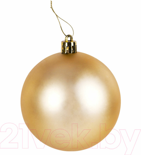 Изображение товара Набор шаров новогодних Золотая сказка Eden Colors / 591983 (8шт, золото/черный)