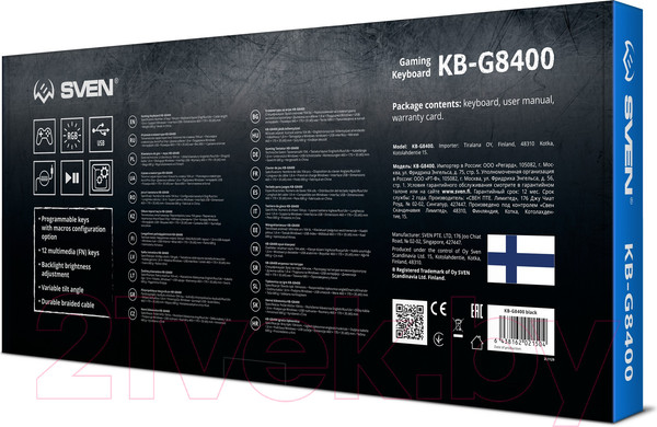 Изображение товара Клавиатура Sven KB-G8400