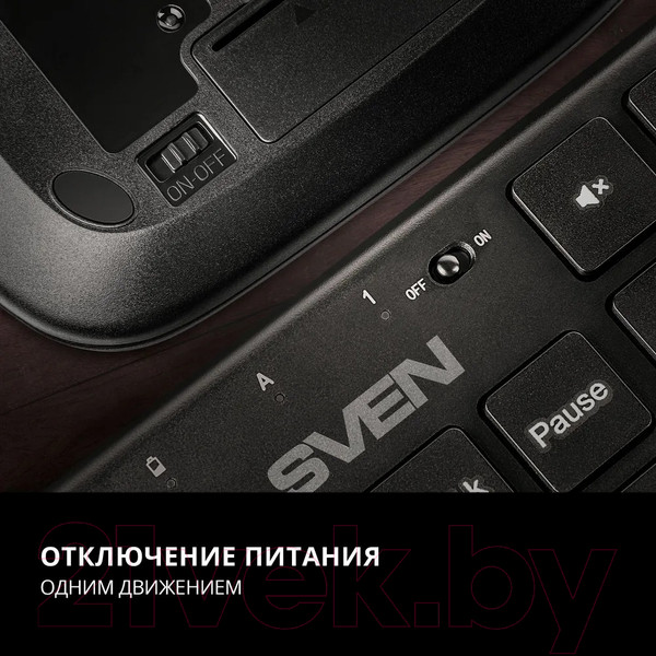 Изображение товара Комплект клавиатура и мышь Sven KB-C2550W
