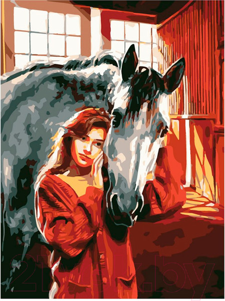 Изображение товара Картина по номерам Lori Дружба / Кпн-287