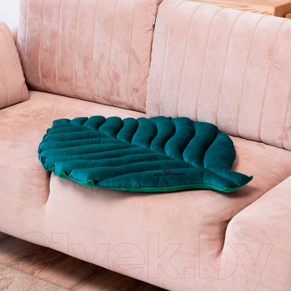 Изображение товара Матрас для животных Mr. Kranch Листочек MKR221514 (зеленый)