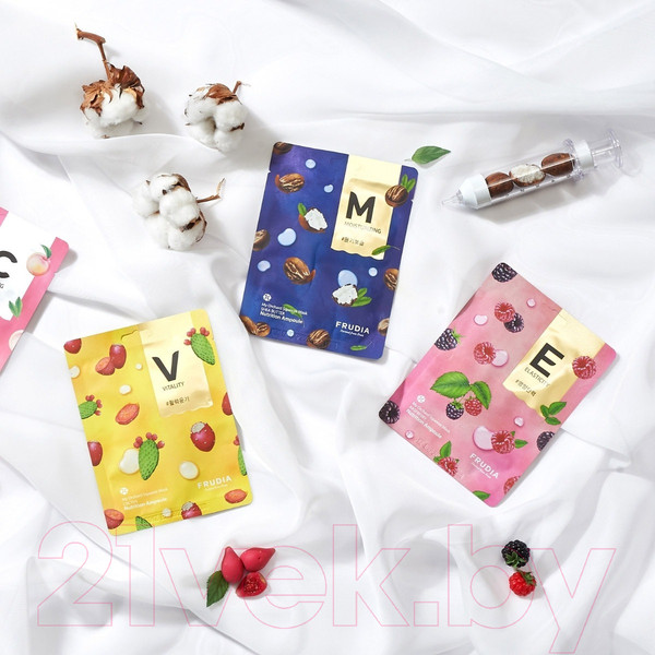 Изображение товара Набор масок для лица Frudia Витализирующая с кактусом (10x20мл)
