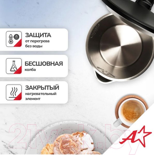 Изображение товара Электрочайник Atlanta ATH-2449 (черный)