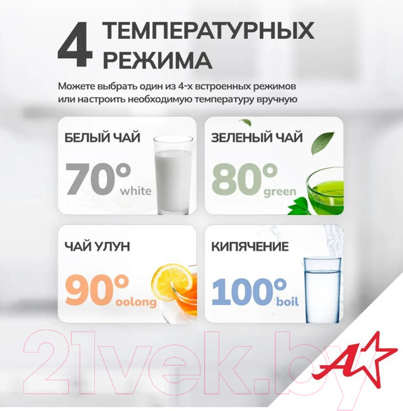 Изображение товара Электрочайник Atlanta ATH-2536 (черный)