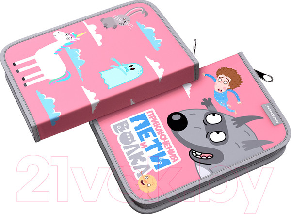 Изображение товара Пенал Erich Krause Приключения Пети и Волка. Полет / 60221