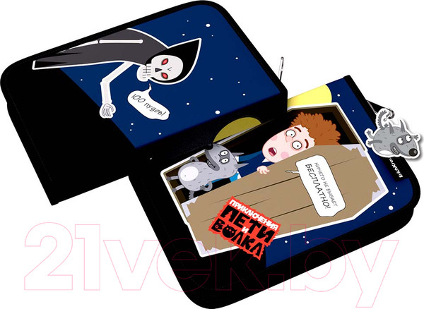 Изображение товара Пенал Erich Krause Приключения Пети и Волка. Погоня / 60225