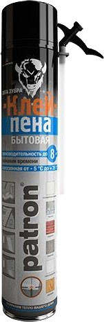 Изображение товара Пена монтажная Patron Полиуретановая / 4814016003902 (750мл)