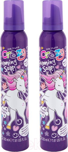 Изображение товара Набор косметики детской Kids Stuff Остров сокровищ Мусс-пена фиолетовая (2x225мл)