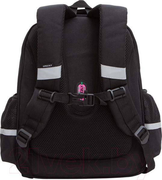 Изображение товара Школьный рюкзак Grizzly RAz-386-5 (черный)