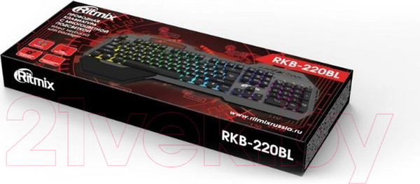 Изображение товара Клавиатура Ritmix RKB-220BL