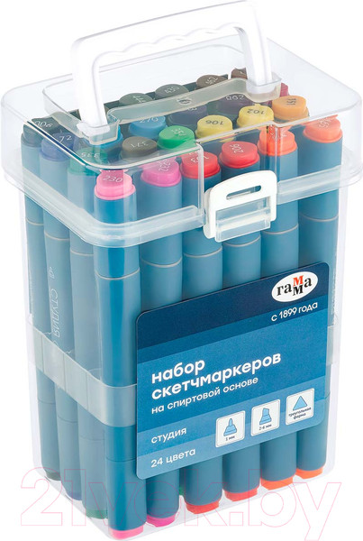 Изображение товара Набор маркеров ГАММА Студия / 1204P_24 (24цв)