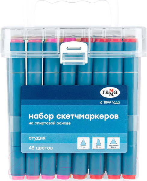 Изображение товара Набор маркеров ГАММА Студия / 1204P_48 (48цв)