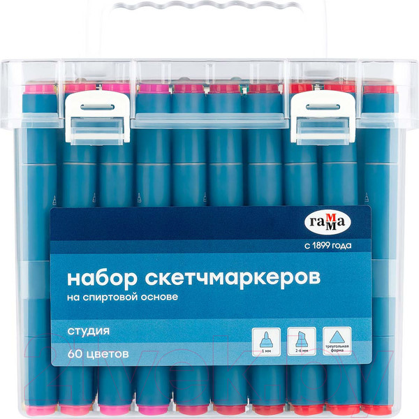 Изображение товара Набор маркеров ГАММА Студия / 1204P_60 (60цв)
