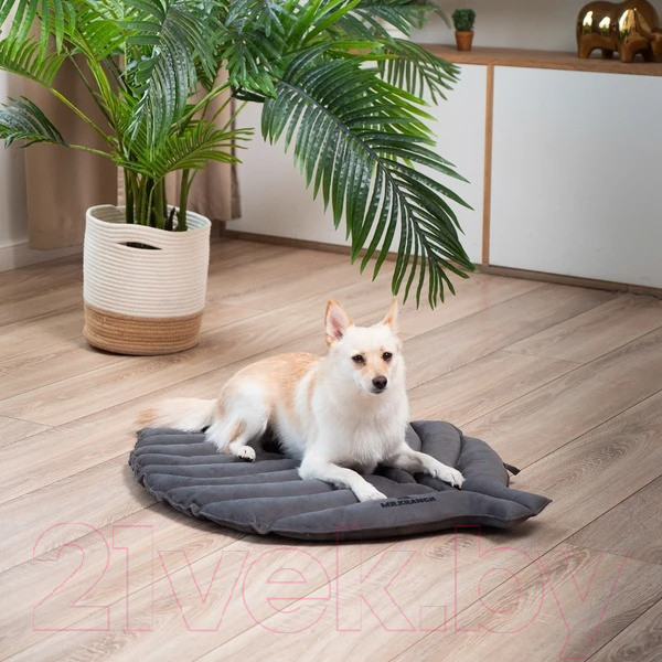 Изображение товара Матрас для животных Mr. Kranch Листочек / MKR221859 (серый)