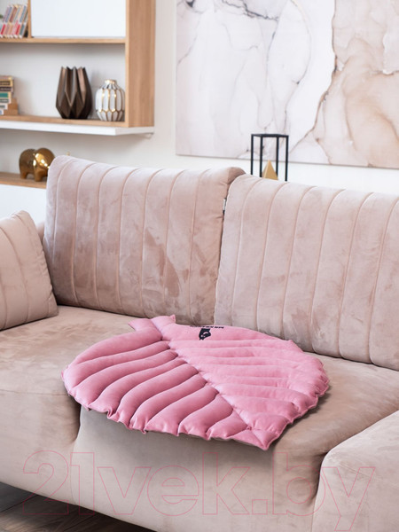 Изображение товара Матрас для животных Mr. Kranch Листочек / MKR221446 (розовый)