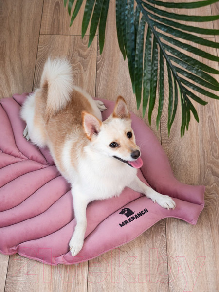 Изображение товара Матрас для животных Mr. Kranch Листочек / MKR221446 (розовый)