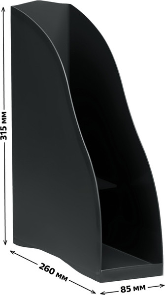 Изображение товара Лоток для бумаг Стамм Дельта / ЛТВ-30445 (черный)