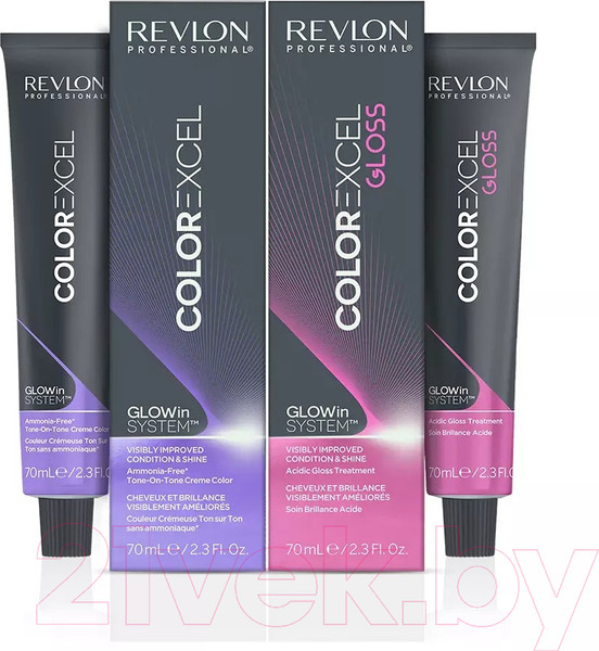 Изображение товара Крем-краска для волос Revlon Professional Color Excel Gloss 01 (70мл, антиоранжевый)