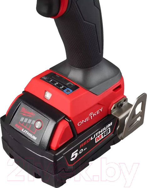Изображение товара Аккумуляторная дрель-шуруповерт Milwaukee M18 ONEPD3-502X / 4933492801