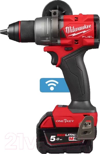Изображение товара Аккумуляторная дрель-шуруповерт Milwaukee M18 ONEDD3-502X Fuel One-Key / 4933492802