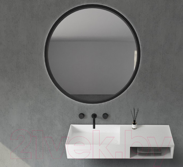 Изображение товара Тумба с умывальником Abber Stein AS2649-1.2 (подвесной, белый матовый)