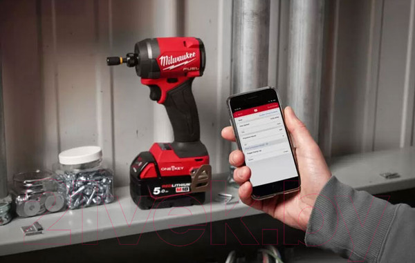 Изображение товара Аккумуляторный шуруповерт Milwaukee M18 ONEID3-502X Fuel One-Key / 4933492804