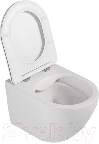 Изображение товара Унитаз подвесной с инсталляцией Abber Bequem AC1100-AC0105-AC0121 (с кнопкой смыва)