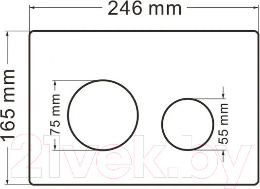 Изображение товара Унитаз подвесной с инсталляцией Abber Bequem AC1100MB-AC0105-AC0121MB (с кнопкой смыва)
