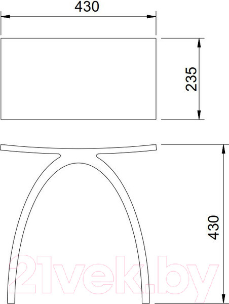 Изображение товара Стул для ванной Abber Stein AS1639 (белый матовый)