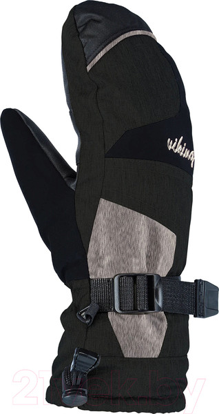 Изображение товара Варежки лыжные VikinG Ronda Mitten / 113/25/6833-0908 (р.6, черный/серый)