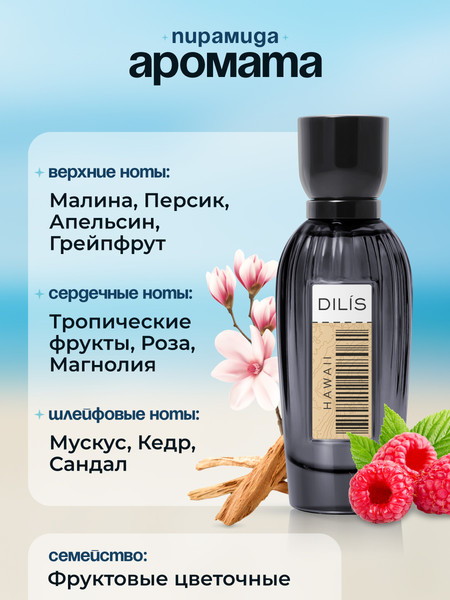 Изображение товара Парфюмерная вода Dilis Essence of the World Hawaii (60мл)