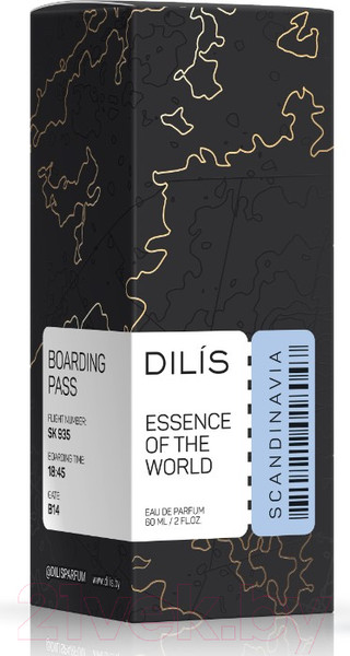 Изображение товара Парфюмерная вода Dilis Parfum Essence of the World Scandinavia (60мл)