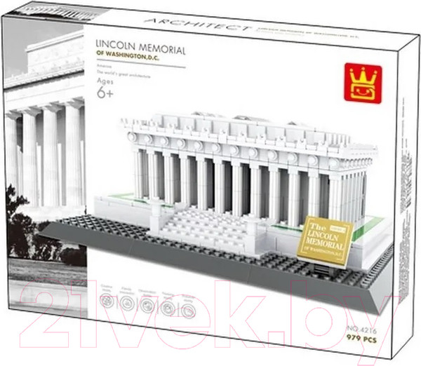 Изображение товара Конструктор Wange Архитектура мира / 69956 (979эл)