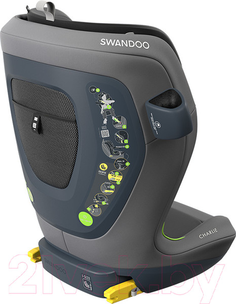 Изображение товара Автокресло Swandoo Charlie i-size (Sesame Grey)