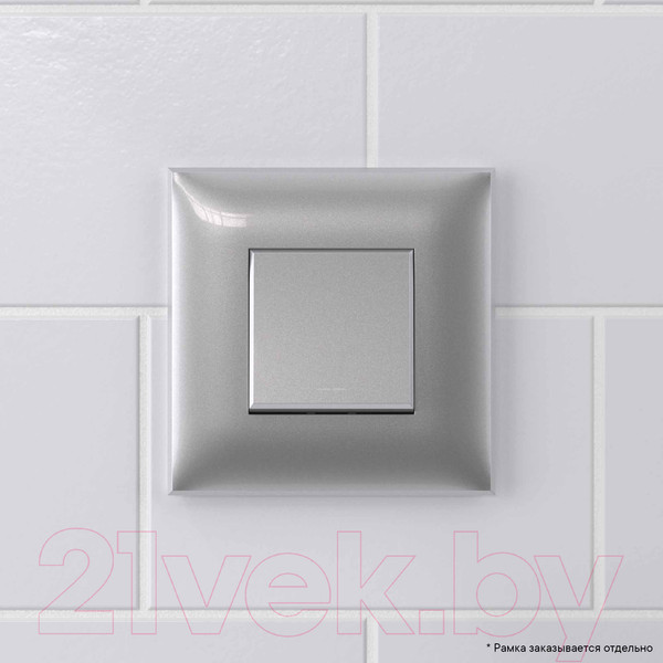 Изображение товара Выключатель DKC Avanti 4404103 (закаленная сталь)