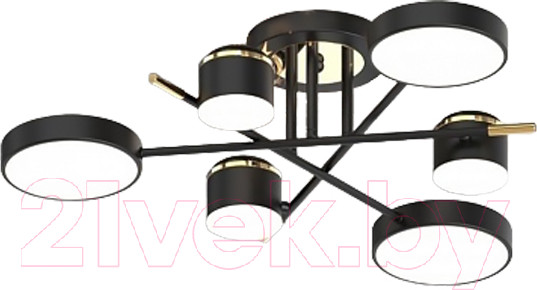 Изображение товара Потолочный светильник Mirastyle Диод MH-3231/6 BK+FGD