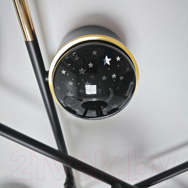 Изображение товара Потолочный светильник Mirastyle Диод MH-3231/6 BK+FGD