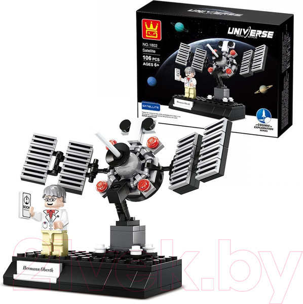 Изображение товара Конструктор Wange Спутник / 143667 (106эл)