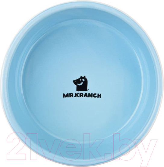 Изображение товара Миска для животных Mr. Kranch Тропики / MKR080023 (голубой)