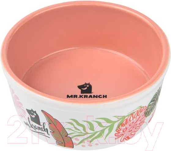 Изображение товара Миска для животных Mr. Kranch Тропики / MKR080022 (розовый)